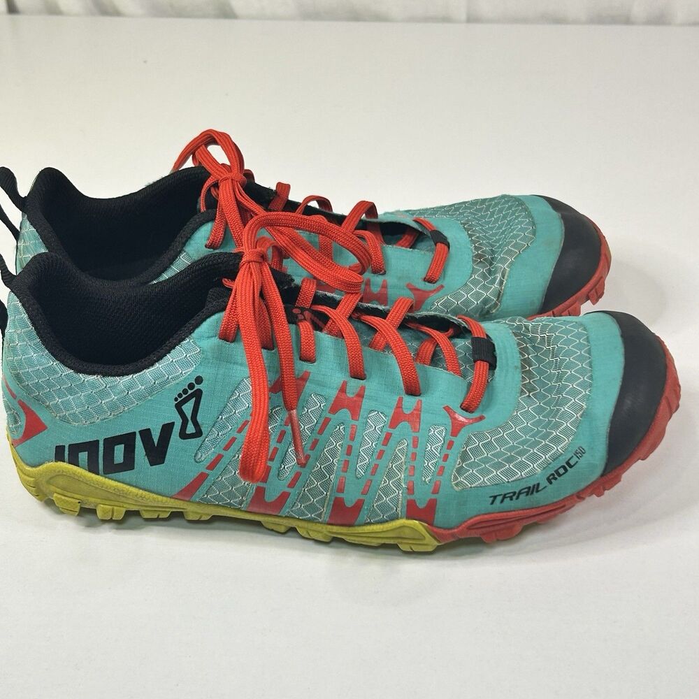 INOV-8 Trailroc 150 Hiking Shoes Womens 7.5 Men 6 Turquoise Barefoot